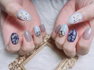 ネイル MiKi Nai池袋 長さだし得意のネイルデザイン