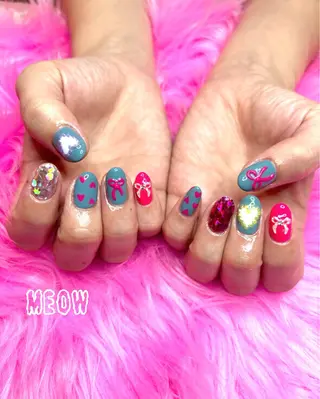 ネイル BodyDesignSalonEene.所属・MEOW RANのネイルデザイン