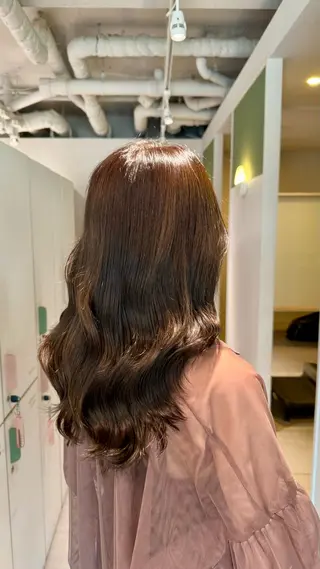 カラー 暖色カラー/艶髪/ 韓国/ひなのヘアスタイル