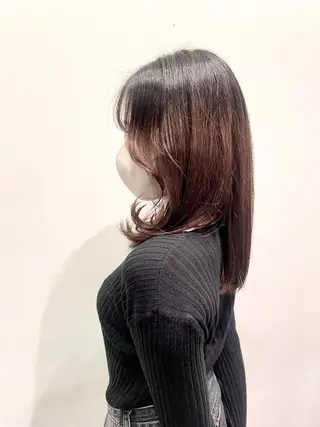 ロング パーマ FLUNSいわき所属・岩岸 すずのヘアスタイル