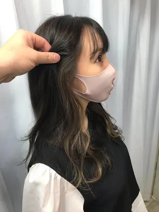 セミロング カラー ていねい技術No.1 🌈諏訪 健太のヘアスタイル