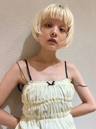 ショート yiye青山店所属・無料カットモデル /yuukaのヘアスタイル