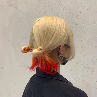 セミロング カラー 【海外風カラー】 ⭐︎DEAN名駅店☆のヘアスタイル