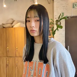 ロング カラー riffdesign labo帝塚山/竹井のヘアスタイル