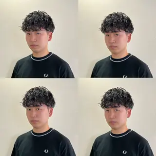 パーマ メンズ 茅ヶ崎パーマ特化/ スパイラル/ハルキのヘアスタイル