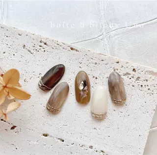 ネイル boite a bijoux Unaのネイルデザイン