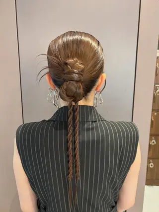 ヘアアレンジ Iris by artina 武蔵小杉店【イリス バイ アルティナ】所属・🎼レイヤー/顔周り カット/nene♬のヘアスタイル