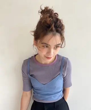 ヘアアレンジ Juri /暖色カラーのヘアスタイル