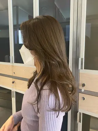 ロング カラー 艶髪/ダークトーン 🩶丸山日向のヘアスタイル