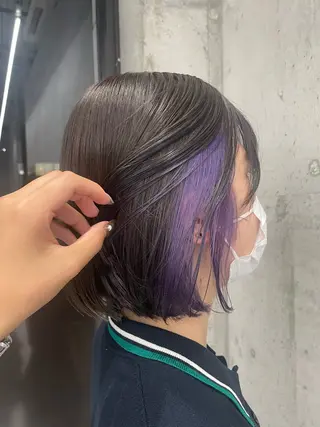ショート カラー benji小倉所属・中溝 トシミのヘアスタイル