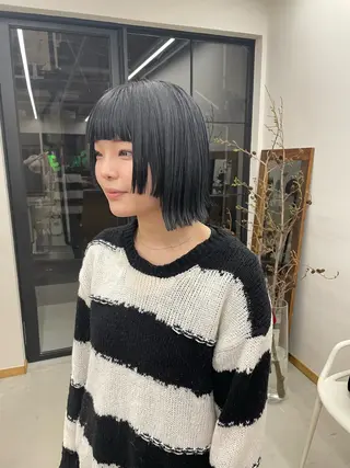 ミディアム カラー パーマ ヘアアレンジ メンズ tatsumi/ボブ ウルフ/レイヤーのヘアスタイル