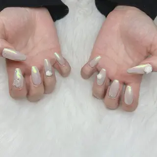 セミロング HANA うるののネイルデザイン