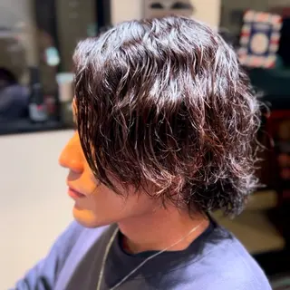 パーマ メンズ メンズサロンGRIT 店長　深山一平のヘアスタイル