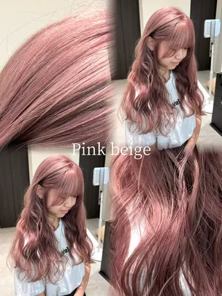 セミロング 銀座/前髪顔まわり/ 透明感カラー/danのヘアスタイル