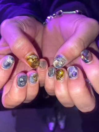 ネイル .unff所属・hana (..)個 性派/メンズネイル◎のネイルデザイン