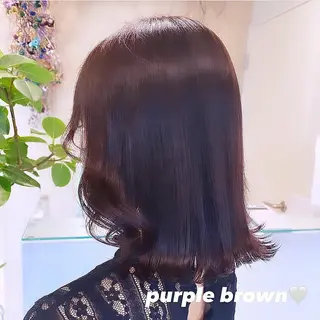 セミロング カラー ブリーチなしWカラー 🎀韓国ヘア/amiのヘアスタイル