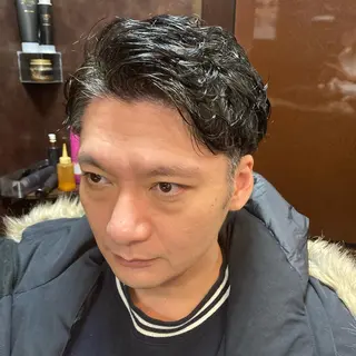 ショート パーマ メンズ HIROGINZA川崎店所属・メンズ専門💈中島 太一💈のヘアスタイル