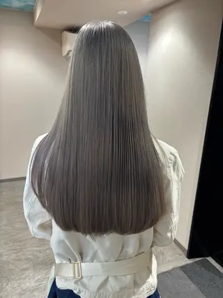 ロング カラー 松井那津子 /ハイライトブリーチのヘアスタイル