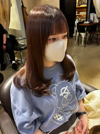 セミロング Aem.所属・toiro Aem. 仲村　幹大のヘアスタイル