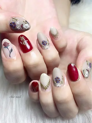 ネイル 森ノ宮❤︎ chieのネイルデザイン