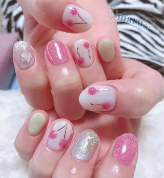 ネイル まるみ ♡のネイルデザイン