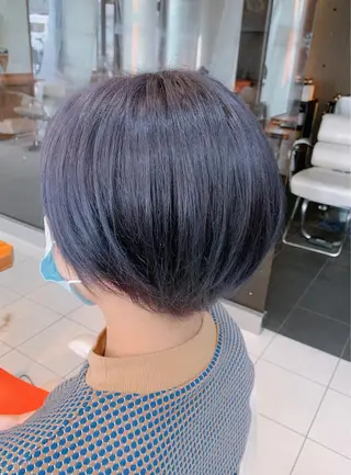 ショート カラー 脱白髪染め美容師 竹内涼乃のヘアスタイル