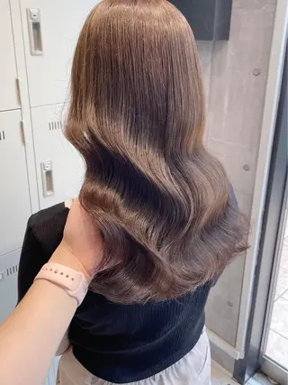 ロング カラー パーマ ヘアアレンジ メンズ 歩くパワースポット 🦋KAHOのヘアスタイル