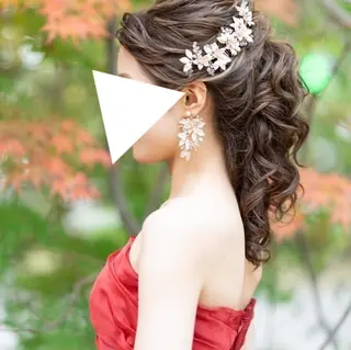 ロング カラー 川越 輝梨奈のヘアスタイル