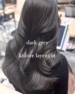 セミロング カラー ヘアアレンジ 日本一の小顔カット/ ボブ/顔周り/韓国のヘアスタイル