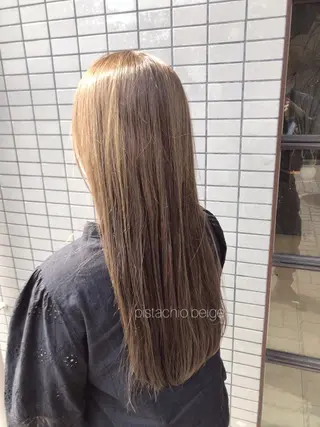 ロング 🧡ミルクティー/ レイヤー🧡ショウナのヘアスタイル