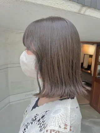 カラー FUJINO RYOのヘアスタイル