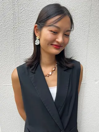 ミディアム 美髪トリートメント✨ たけとら🐯のヘアスタイル