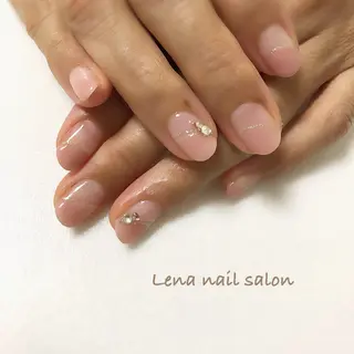 ネイル 自爪育成ネイルケア Lena  nailのネイルデザイン