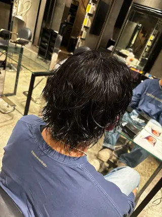 パーマ 毛利 圭佑のヘアスタイル