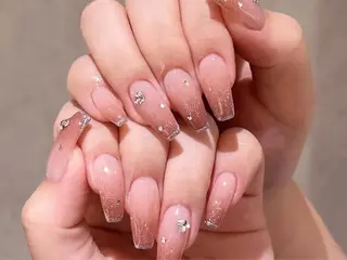 ロング more glam 原宿店のネイルデザイン