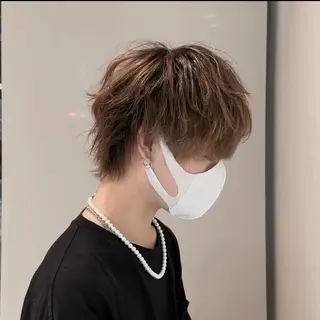 ショート カラー メンズ 🐺ウルフ特化🐺 毛流れパーマ/Ryoのヘアスタイル