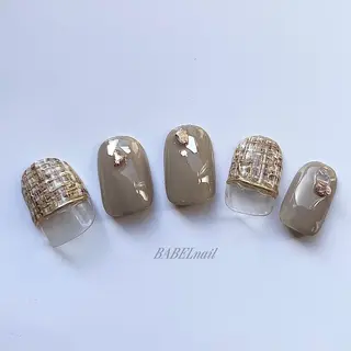 ネイル BABELバベル所属・江戸川橋✨BABEL 【バベル】大人可愛いのネイルデザイン