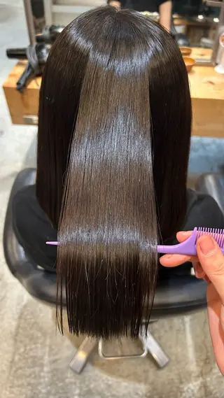 セミロング 艶カラー/レイヤー 🦋AKARI🦋のヘアスタイル