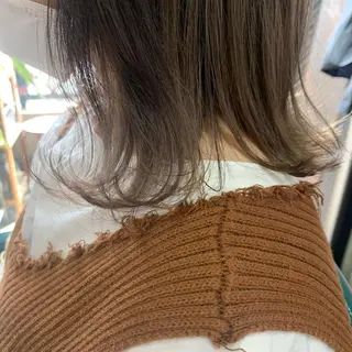 ミディアム カラー chouette/ 根本優希のヘアスタイル