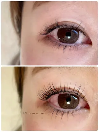 マツエク・マツパ Plume micoのマツエク・マツパデザイン