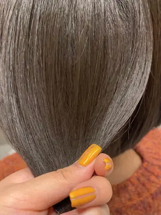 セミロング カラー 小野寺瑞希 /最小顔カットのヘアスタイル