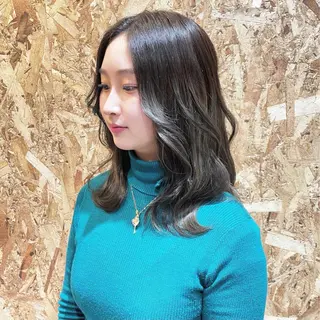 ミディアム カラー 🦋韓国系指名No1 店長/圓山 祐也🦋のヘアスタイル
