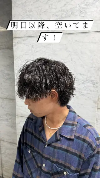 パーマ メンズ パーマ／京都駅 ／メンズ/藤井　翔のヘアスタイル