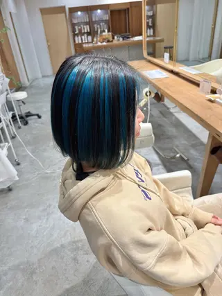 ミディアム カラー フラム所属・WATANABE MISAKIのヘアスタイル