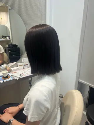 ミディアム カラー みう/仙台/暖色/ 艶髪/顔周りカット/のヘアスタイル