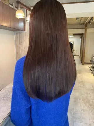 ロング カラー conne&riri所属・MAYU 💚森下のヘアスタイル