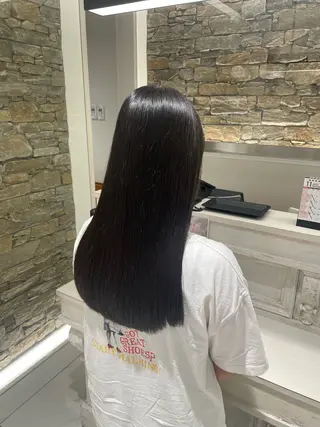 ロング 松田 実優のヘアスタイル