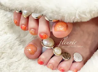 ネイル フルリール 【プライベートサロンのネイルデザイン