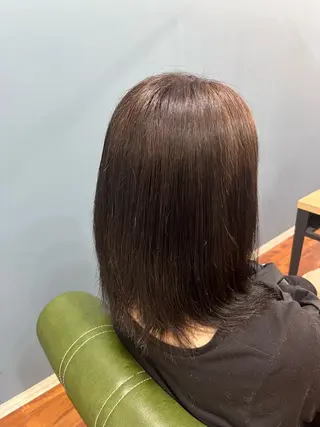 ミディアム 臼井 いづみのヘアスタイル