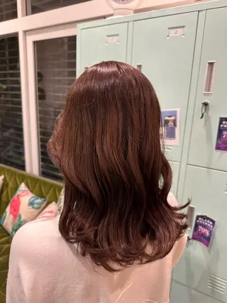 ミディアム カラー ヘアアレンジ 森田 美帆のヘアスタイル